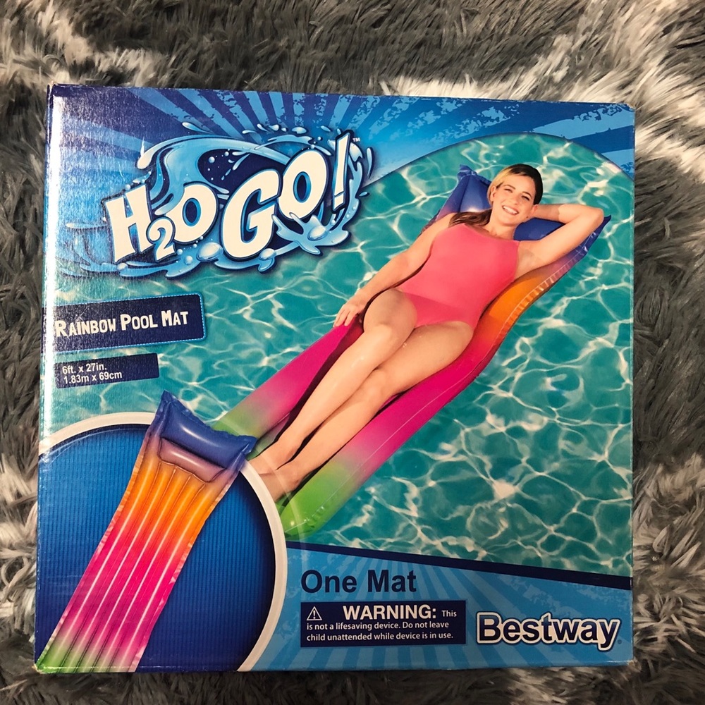 H2O GO! Rainbow Pool Mat 6ft.x27inches